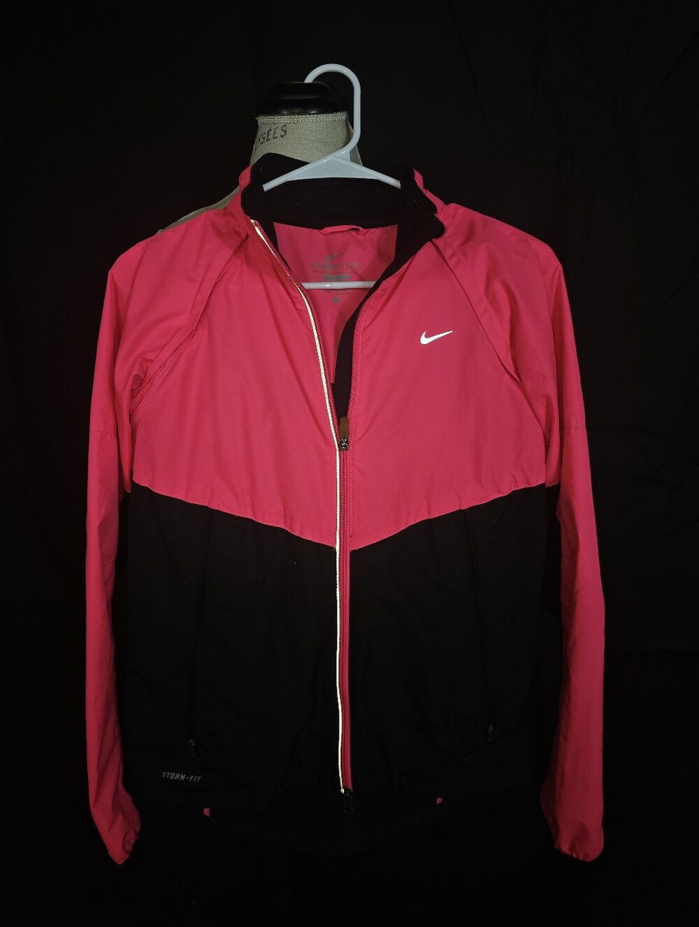 Nike Hot Pink and Black Storm-FIT Jacket